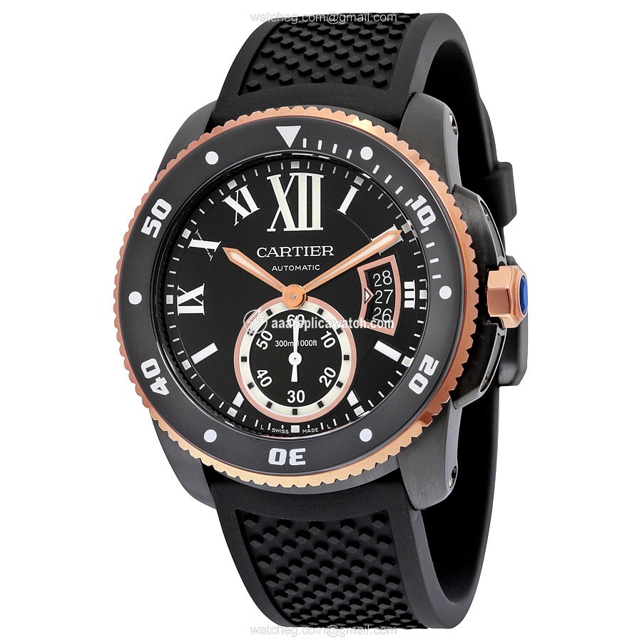 Cartier W2CA0004 Calibre de Cartier Mens Automatic Black ADLC Coated Stainless Steel watch Cartier W2CA0004 Calibre de Cartier Mens Automatic Black ADLC Coated Stainless Steel watch