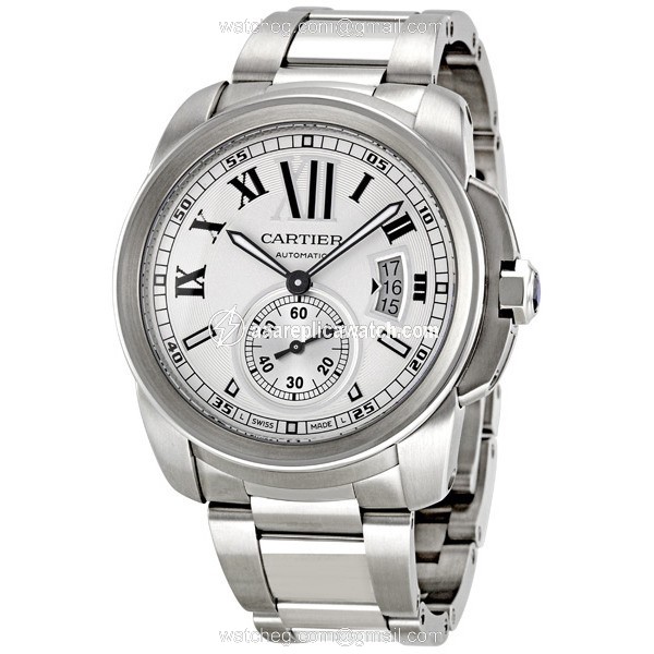 Cartier W7100015 Calibre de Cartier Mens Automatic Stainless Steel watch Cartier W7100015 Calibre de Cartier Mens Automatic Stainless Steel watch