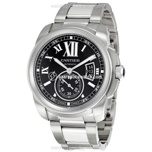 Cartier W7100016 Calibre de Cartier Mens Hand Wind Stainless Steel watch Cartier W7100016 Calibre de Cartier Mens Hand Wind Stainless Steel watch