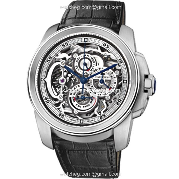 Cartier W7100031 Calibre de Cartier Mens Hand Wind Platinum watch Cartier W7100031 Calibre de Cartier Mens Hand Wind Platinum watch