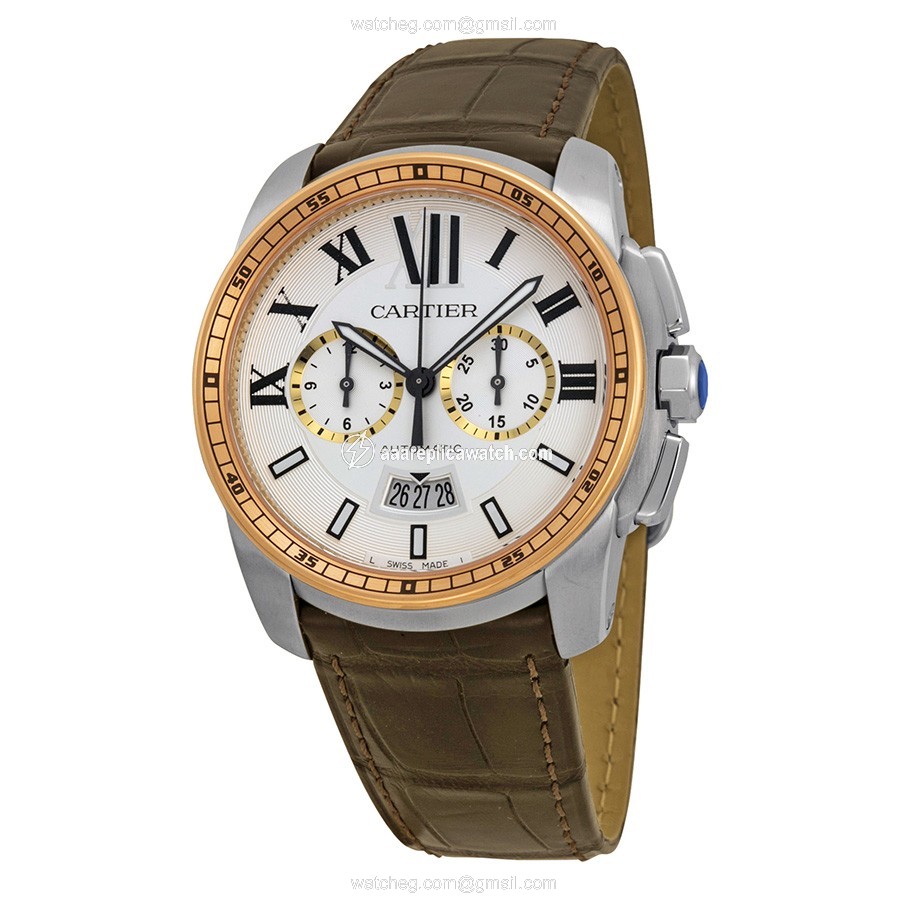 Cartier W7100043 Calibre de Cartier Mens Automatic Stainless Steel watch Cartier W7100043 Calibre de Cartier Mens Automatic Stainless Steel watch