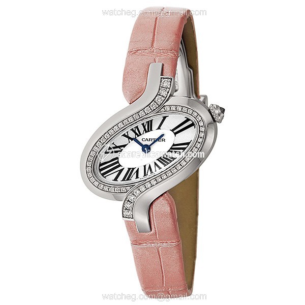 Cartier WG800014 Delices de Cartier Ladies Quartz 18kt White Gold and Diamonds watch Cartier WG800014 Delices de Cartier Ladies Quartz 18kt White Gold and Diamonds watch