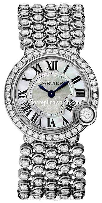 Cartier HPI00757 Ladies Quartz 18 Carat White Gold Set with Diamonds watch Cartier HPI00757 Ladies Quartz 18 Carat White Gold Set with Diamonds watch