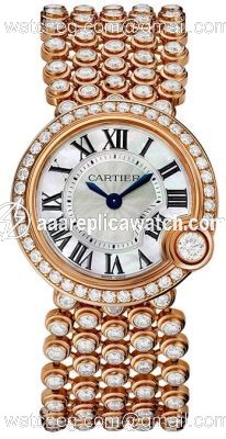 Cartier HPI00759 Ladies Quartz 18 Carat Pink Gold Set with Diamonds watch Cartier HPI00759 Ladies Quartz 18 Carat Pink Gold Set with Diamonds watch