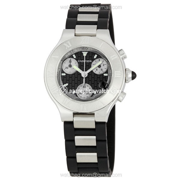 Cartier W10198U2 Must 21 Ladies Quartz Stainless Steel watch Cartier W10198U2 Must 21 Ladies Quartz Stainless Steel watch