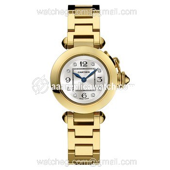 Cartier WJ124015 Pasha de Cartier Ladies Quartz 18k Yellow Gold watch Cartier WJ124015 Pasha de Cartier Ladies Quartz 18k Yellow Gold watch