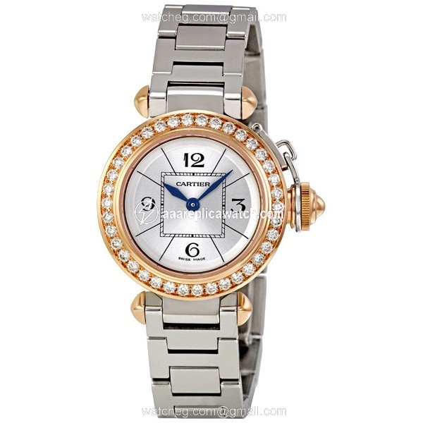 Cartier WJ124021 Pasha de Cartier Ladies Quartz Stainless Steel watch Cartier WJ124021 Pasha de Cartier Ladies Quartz Stainless Steel watch
