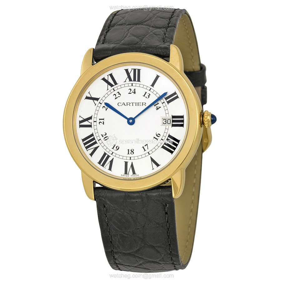 Cartier W6700455 Ronde Louis Cartier Mens Quartz 18kt Yellow Gold watch Cartier W6700455 Ronde Louis Cartier Mens Quartz 18kt Yellow Gold watch