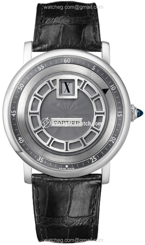Cartier W1553851 Rotonde de Cartier Mens Hand Wind 18 kt White Gold watch Cartier W1553851 Rotonde de Cartier Mens Hand Wind 18 kt White Gold watch