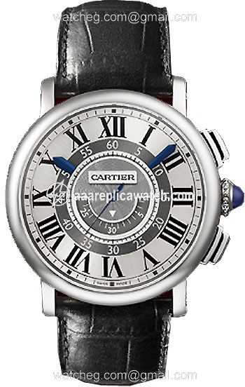 Cartier W1556051 Rotonde de Cartier Mens Hand Wind 18kt White Gold watch Cartier W1556051 Rotonde de Cartier Mens Hand Wind 18kt White Gold watch