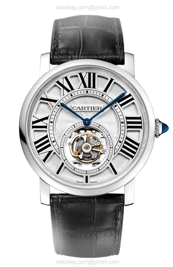 Cartier W1556216 Rotonde de Cartier Mens Hand Wind 18 kt White Gold watch Cartier W1556216 Rotonde de Cartier Mens Hand Wind 18 kt White Gold watch