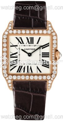 Cartier WH100351 Santos de Cartier Ladies Quartz 18kt Yellow Gold watch Cartier WH100351 Santos de Cartier Ladies Quartz 18kt Yellow Gold watch