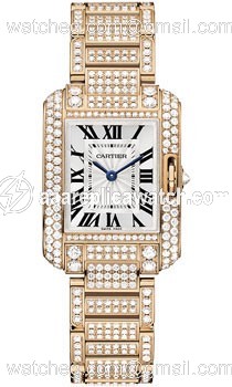 Cartier HPI00558 Tank Ladies Quartz 18K Pink Gold and Diamonds watch Cartier HPI00558 Tank Ladies Quartz 18K Pink Gold and Diamonds watch