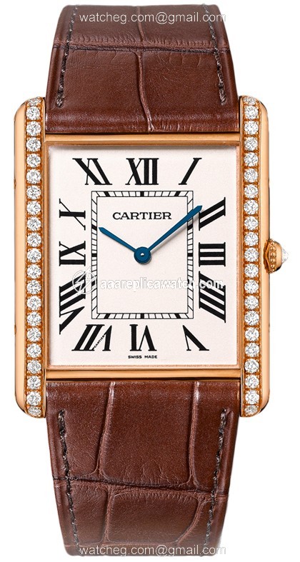 Cartier WT200005 Tank Mens Hand Wind 18kt Pink Gold watch Cartier WT200005 Tank Mens Hand Wind 18kt Pink Gold watch