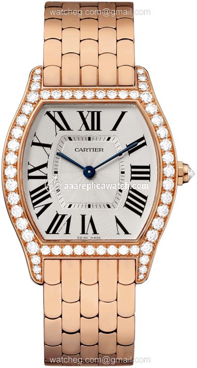 Cartier WA501012 Tortue Ladies Hand Wind 18 Carat Pink Gold watch Cartier WA501012 Tortue Ladies Hand Wind 18 Carat Pink Gold watch