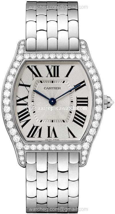 Cartier WA501013 Tortue Ladies Hand Wind 18kt White Gold watch Cartier WA501013 Tortue Ladies Hand Wind 18kt White Gold watch