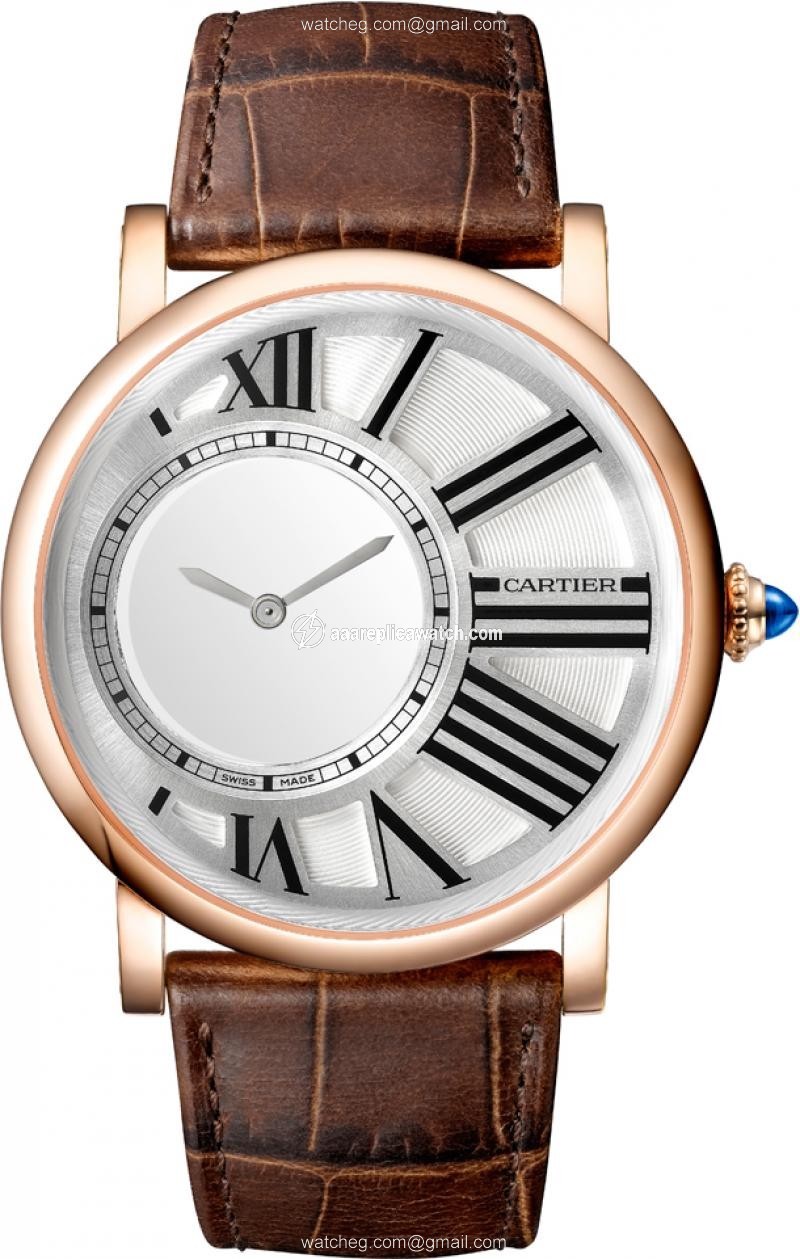 Cartier W1556223 Mens Hand Wind 18 Carat Pink Gold watch Cartier W1556223 Mens Hand Wind 18 Carat Pink Gold watch