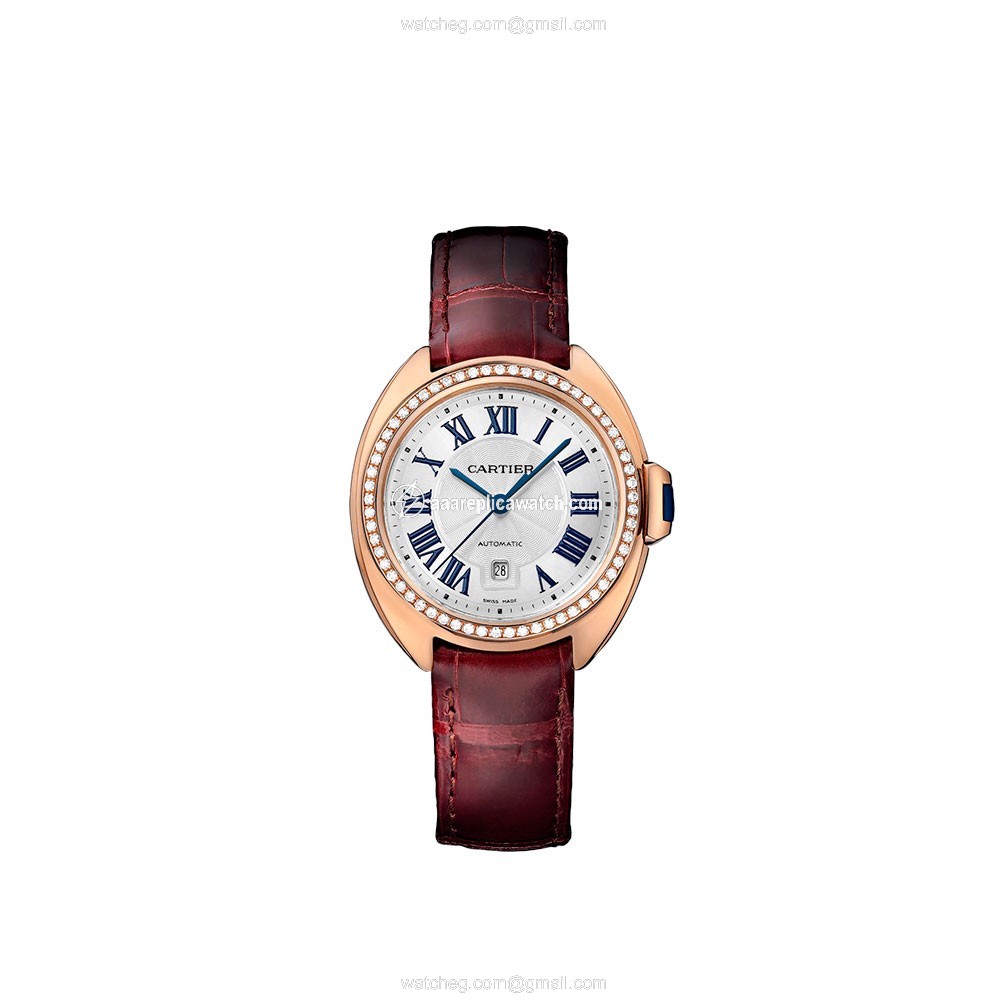 Cartier WJCL0016 Ladies Automatic 18 Carat Pink Gold Set with Diamonds watch Cartier WJCL0016 Ladies Automatic 18 Carat Pink Gold Set with Diamonds watch