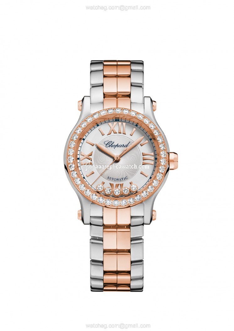 Chopard 278573-6004 Ladies Quartz 18 Carat Rose Gold and Stainless Steel watch Chopard 278573-6004 Ladies Quartz 18 Carat Rose Gold and Stainless Steel watch