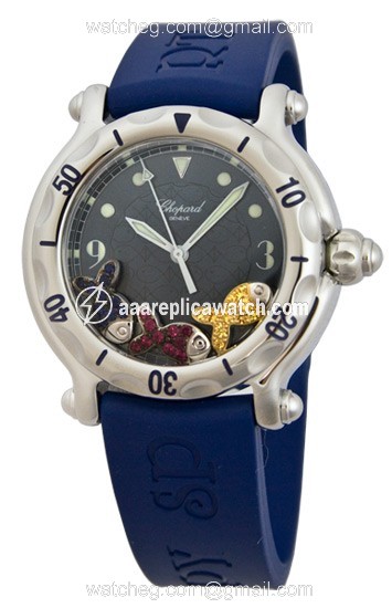 Chopard 288347-3012BLU Happy Beach Ladies Quartz Stainless Steel watch Chopard 288347-3012BLU Happy Beach Ladies Quartz Stainless Steel watch