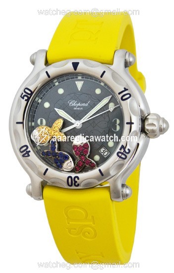 Chopard 288347-3012YEL Happy Beach Ladies Quartz Stainless Steel watch Chopard 288347-3012YEL Happy Beach Ladies Quartz Stainless Steel watch
