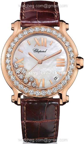 Chopard 277473-5002 Happy Sport Ladies Quartz 18k Rose Gold watch Chopard 277473-5002 Happy Sport Ladies Quartz 18k Rose Gold watch