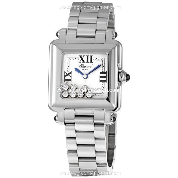 Chopard 278349-3006WHT Happy Sport Ladies Quartz Stainless Steel watch Chopard 278349-3006WHT Happy Sport Ladies Quartz Stainless Steel watch
