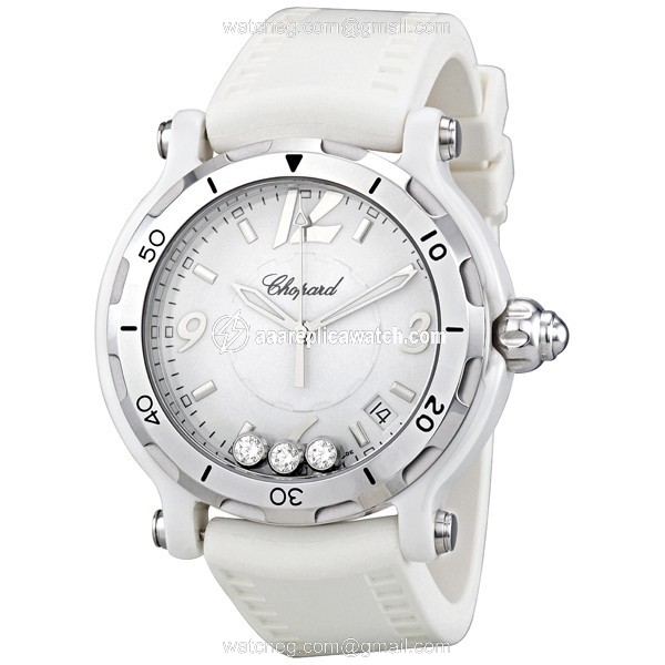 Chopard 288507-9020 Happy Sport Ladies Quartz White Ceramic watch Chopard 288507-9020 Happy Sport Ladies Quartz White Ceramic watch