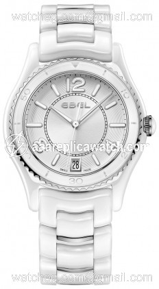 Ebel 1216129 Ladies Quartz White Ceramic and Stainless Steel watch Ebel 1216129 Ladies Quartz White Ceramic and Stainless Steel watch