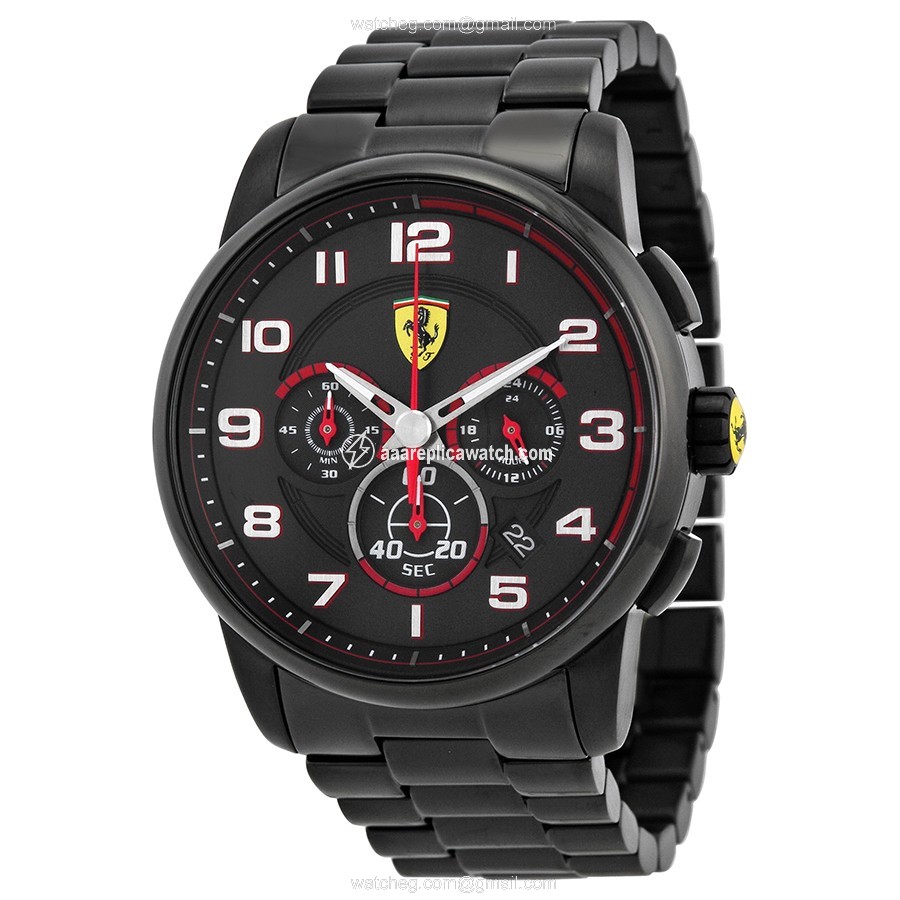 Ferrari 830054 Mens Quartz Black Ion-plated Stainless Steel watch Ferrari 830054 Mens Quartz Black Ion-plated Stainless Steel watch