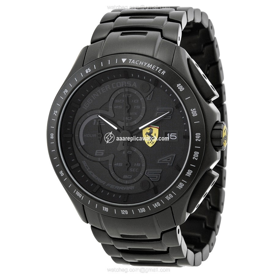 Ferrari 830087 Mens Quartz Black Ion-plated Stainless Steel watch Ferrari 830087 Mens Quartz Black Ion-plated Stainless Steel watch