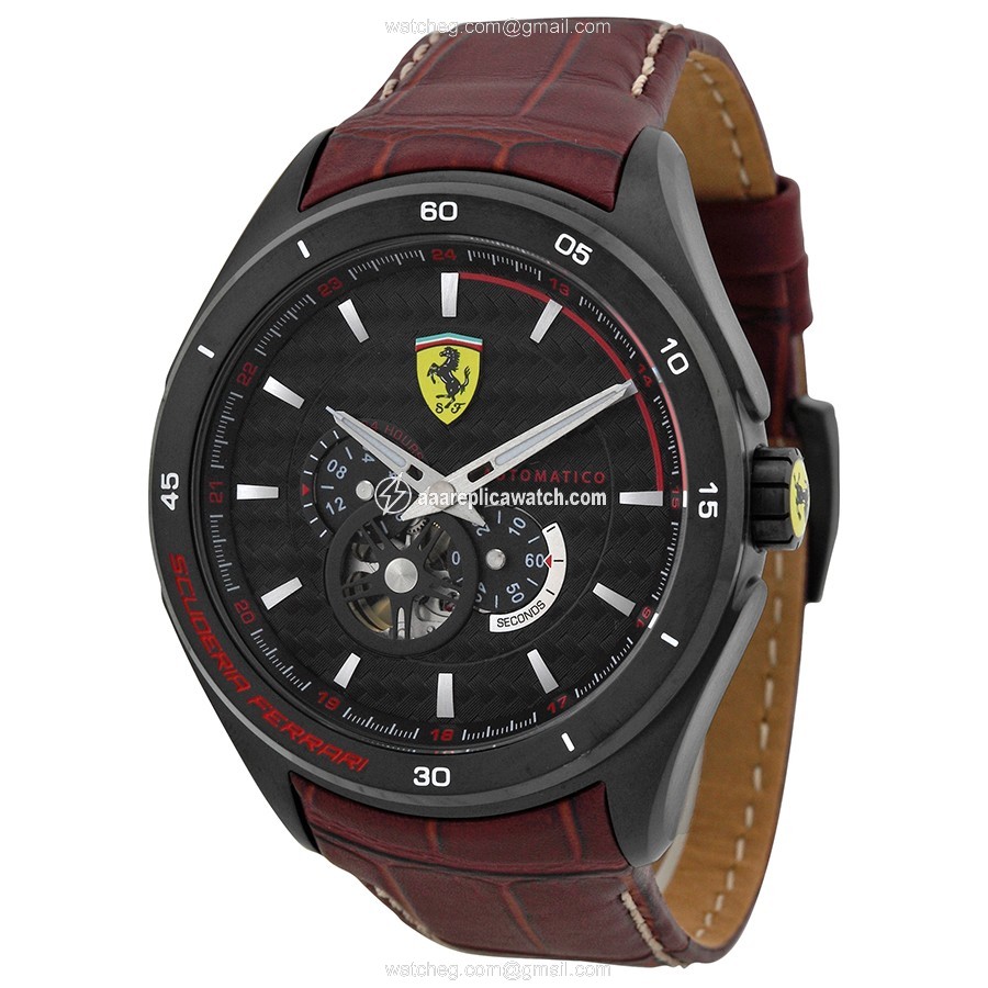 Ferrari 830107 Mens Automatic Black Ion-plated Stainless Steel watch Ferrari 830107 Mens Automatic Black Ion-plated Stainless Steel watch
