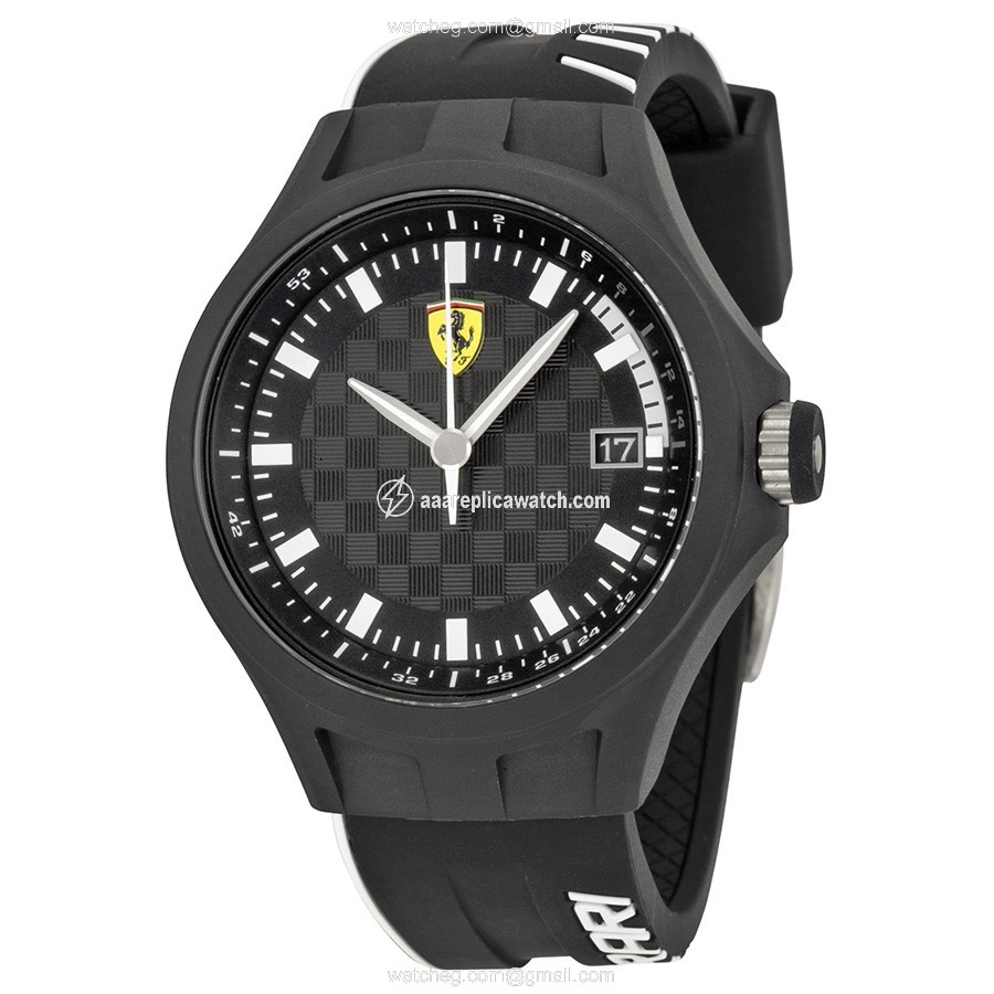 Ferrari 830125 Mens Quartz Black TR90 Plastic watch Ferrari 830125 Mens Quartz Black TR90 Plastic watch