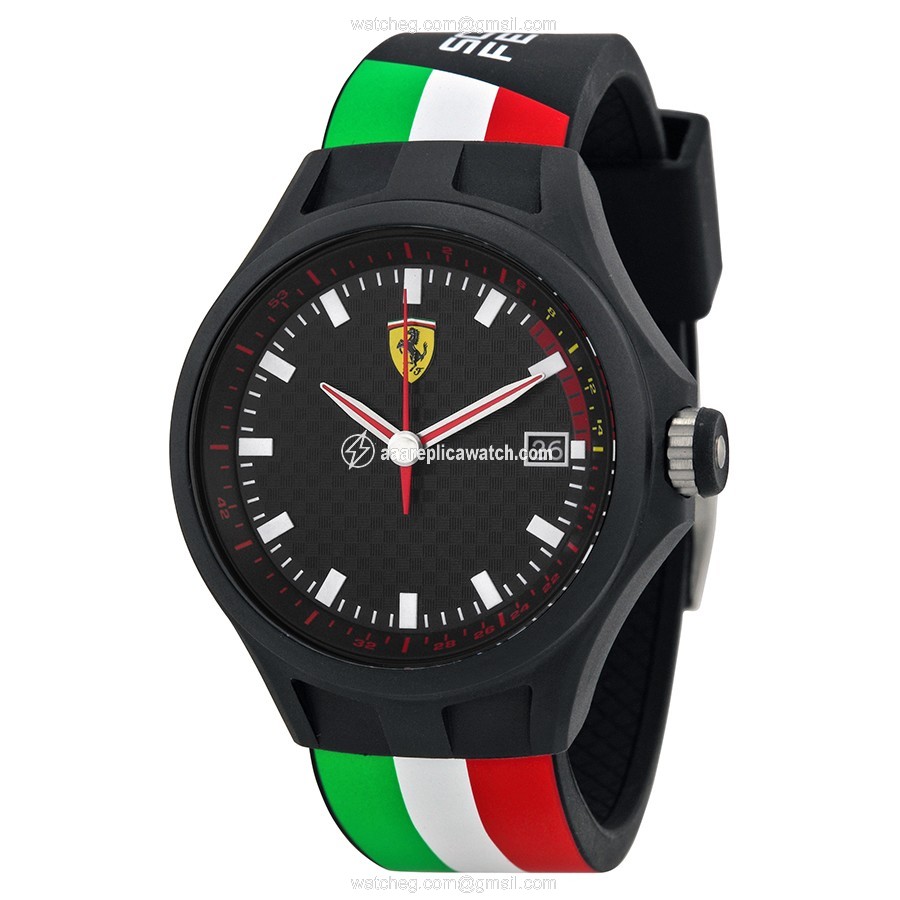 Ferrari 830131 Mens Quartz Black TR90 Plastic watch Ferrari 830131 Mens Quartz Black TR90 Plastic watch