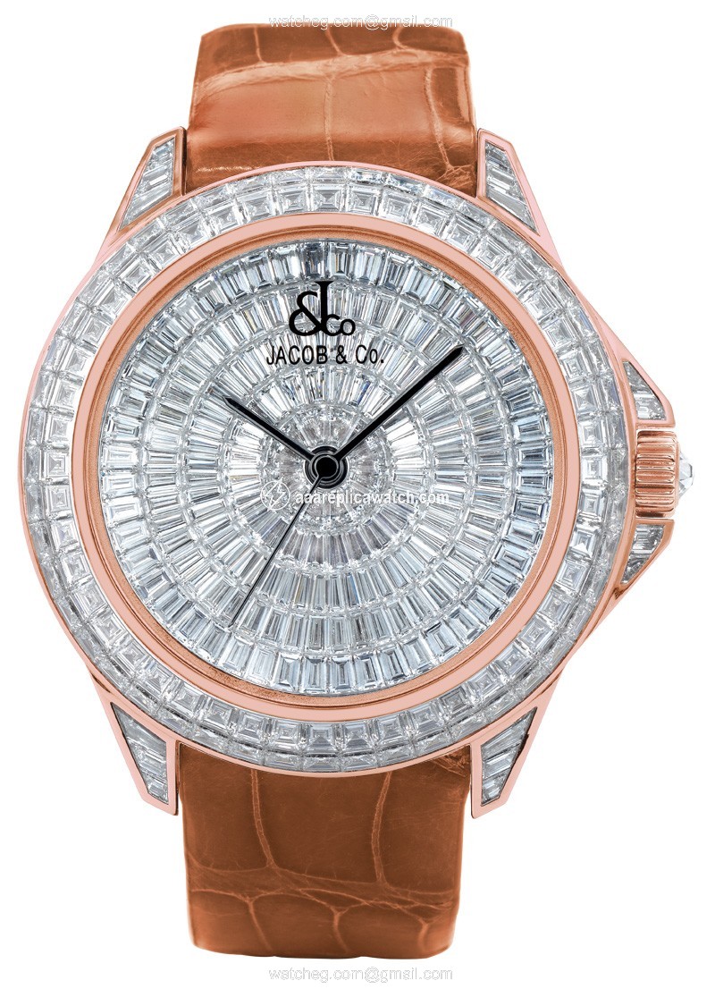Jacob Co. royal1rg The Royal Collection Mens Automatic 18k Rose Gold Baguette Diamond watch Jacob Co. royal1rg The Royal Collection Mens Automatic 18k Rose Gold Baguette Diamond watch