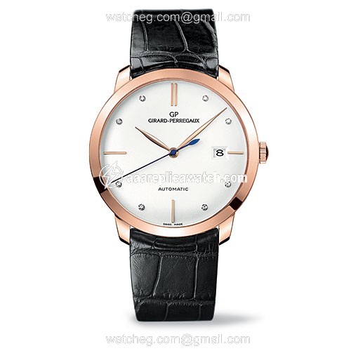 Girard Perregaux 49525-52-1A1-BK6A GP 1966 Mens Automatic 18kt Pink Gold watch Girard Perregaux 49525-52-1A1-BK6A GP 1966 Mens Automatic 18kt Pink Gold watch