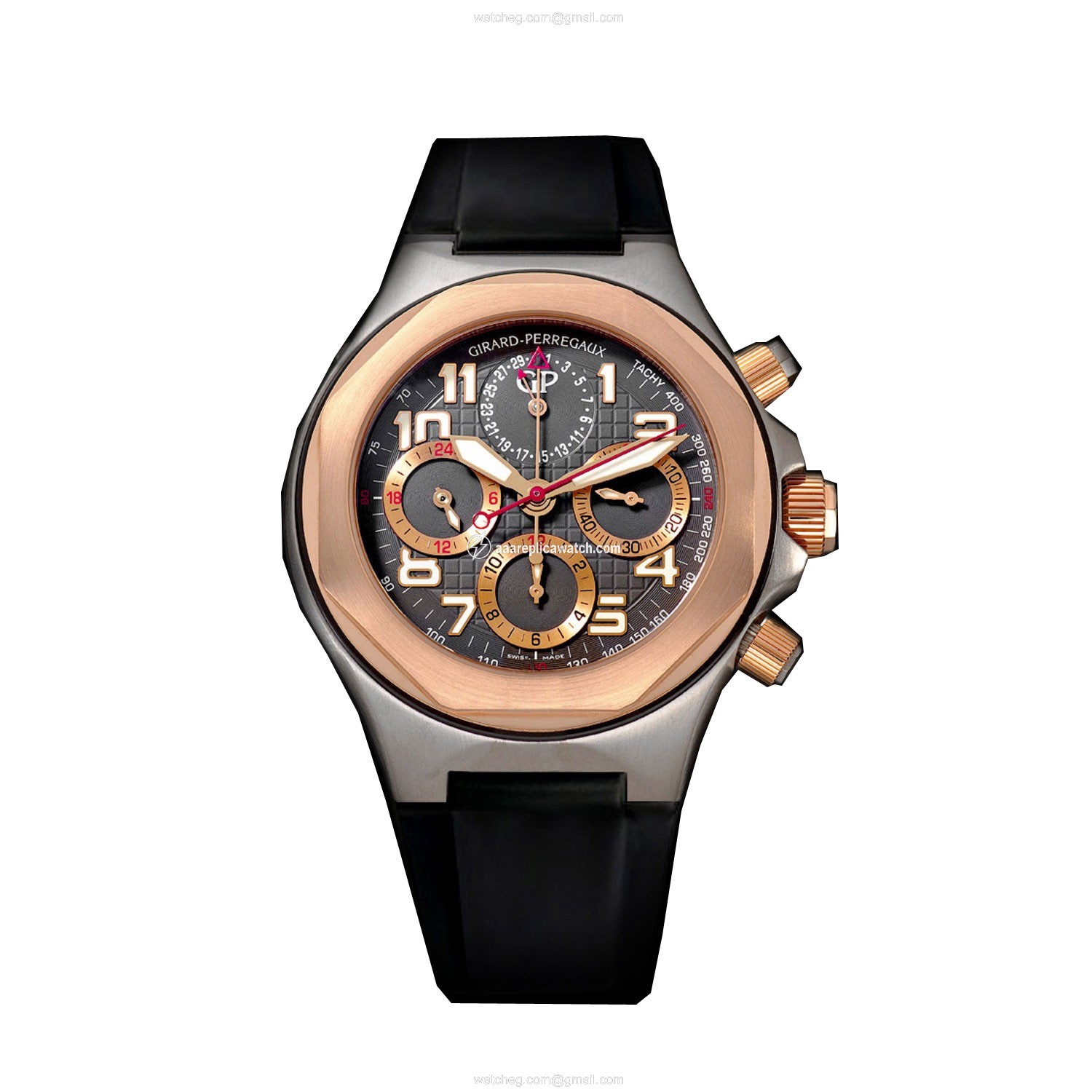 Girard Perregaux 80180-26-212-FK6A Laureato Mens Automatic Titanium watch Girard Perregaux 80180-26-212-FK6A Laureato Mens Automatic Titanium watch