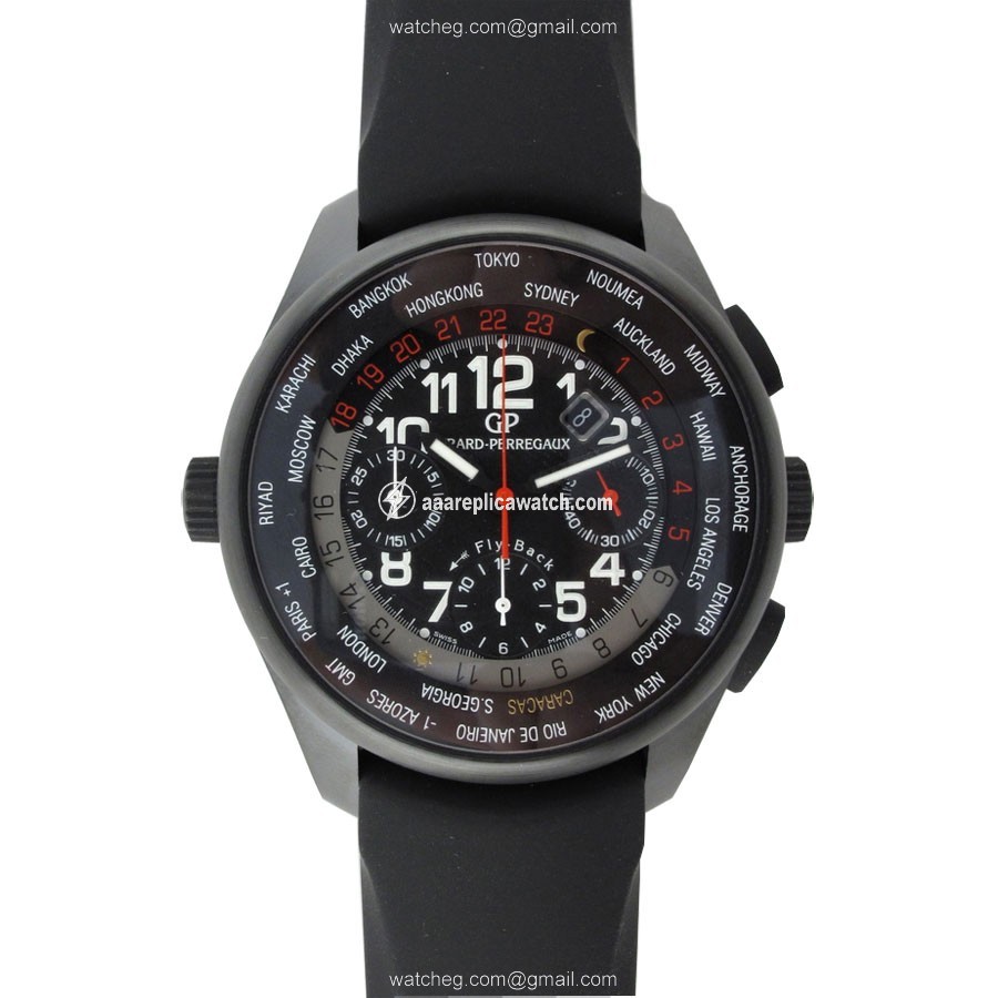 Girard Perregaux 10137 Worldwide Time Control Mens Automatic Titanium watch Girard Perregaux 10137 Worldwide Time Control Mens Automatic Titanium watch