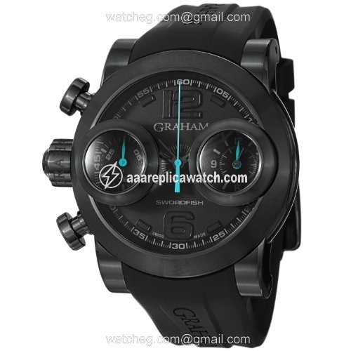 Graham 2SWBB.U36L Swordfish Mens Automatic Black Rubber watch Graham 2SWBB.U36L Swordfish Mens Automatic Black Rubber watch