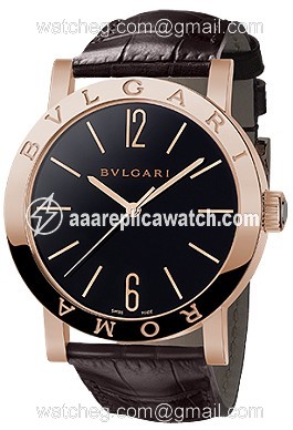 Bvlgari 102186 Mens Hand Wind 18 Carat Pink Gold watch Bvlgari 102186 Mens Hand Wind 18 Carat Pink Gold watch