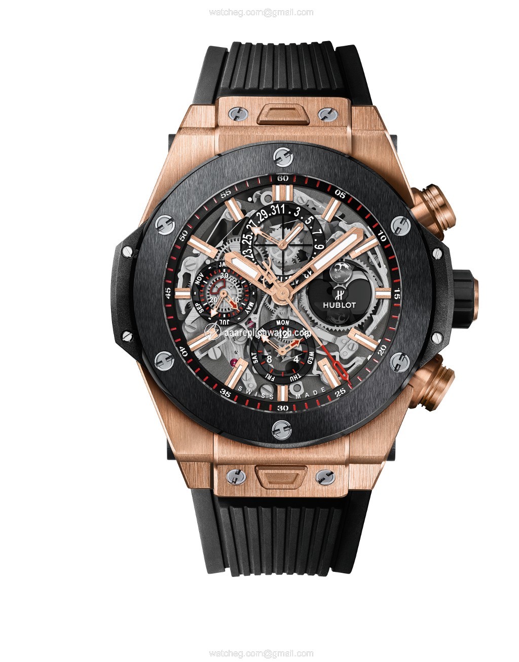Hublot 406.OM.0180.RX Mens Automatic Polished and Satin-finished 18K King Gold watch Hublot 406.OM.0180.RX Mens Automatic Polished and Satin-finished 18K King Gold watch