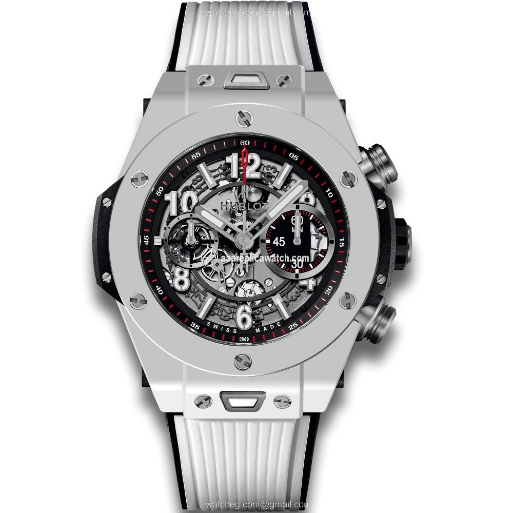 Hublot 411.HX.1170.RX Mens Automatic Microblasted and Polished White Ceramic watch Hublot 411.HX.1170.RX Mens Automatic Microblasted and Polished White Ceramic watch