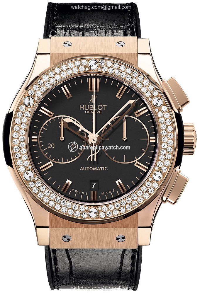 Hublot 521.OX.1180.LR.1104 Mens Automatic 18 Carat Rose Gold with Diamonds watch Hublot 521.OX.1180.LR.1104 Mens Automatic 18 Carat Rose Gold with Diamonds watch