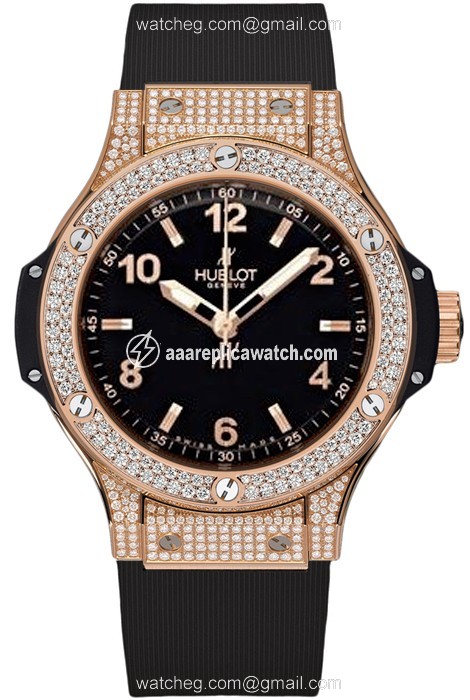 Hublot 361.PX.1280.RX.1704 Big Bang Ladies Quartz Polished 18 kt Rose Gold set with 194 diamonds (0. watch Hublot 361.PX.1280.RX.1704 Big Bang Ladies Quartz Polished 18 kt Rose Gold set with 194 diamonds (0. watch