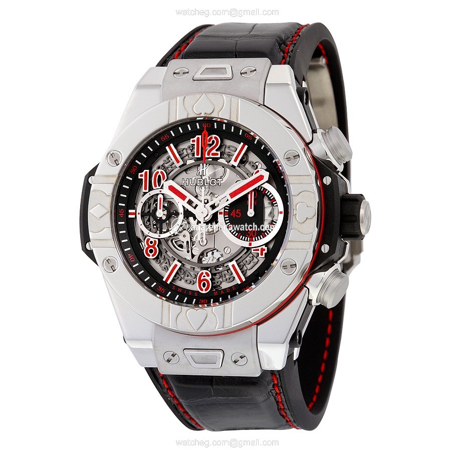 Hublot 411.SX.1170.LR.WPT15 Big Bang Unico Mens Automatic Polished Microblasted Stainless Steel watch Hublot 411.SX.1170.LR.WPT15 Big Bang Unico Mens Automatic Polished Microblasted Stainless Steel watch