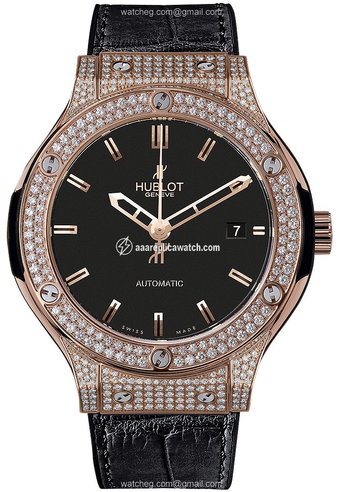 Hublot 565.OX.1180.LR.1704 Classic Fusion Mens Automatic 18 Carat Rose Gold with Diamonds watch Hublot 565.OX.1180.LR.1704 Classic Fusion Mens Automatic 18 Carat Rose Gold with Diamonds watch