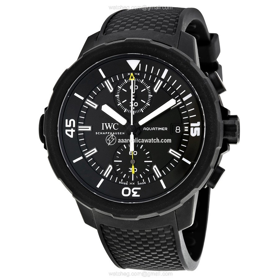 IWC IW379502 Mens Automatic Rubber Coated Stainless Steel watch IWC IW379502 Mens Automatic Rubber Coated Stainless Steel watch