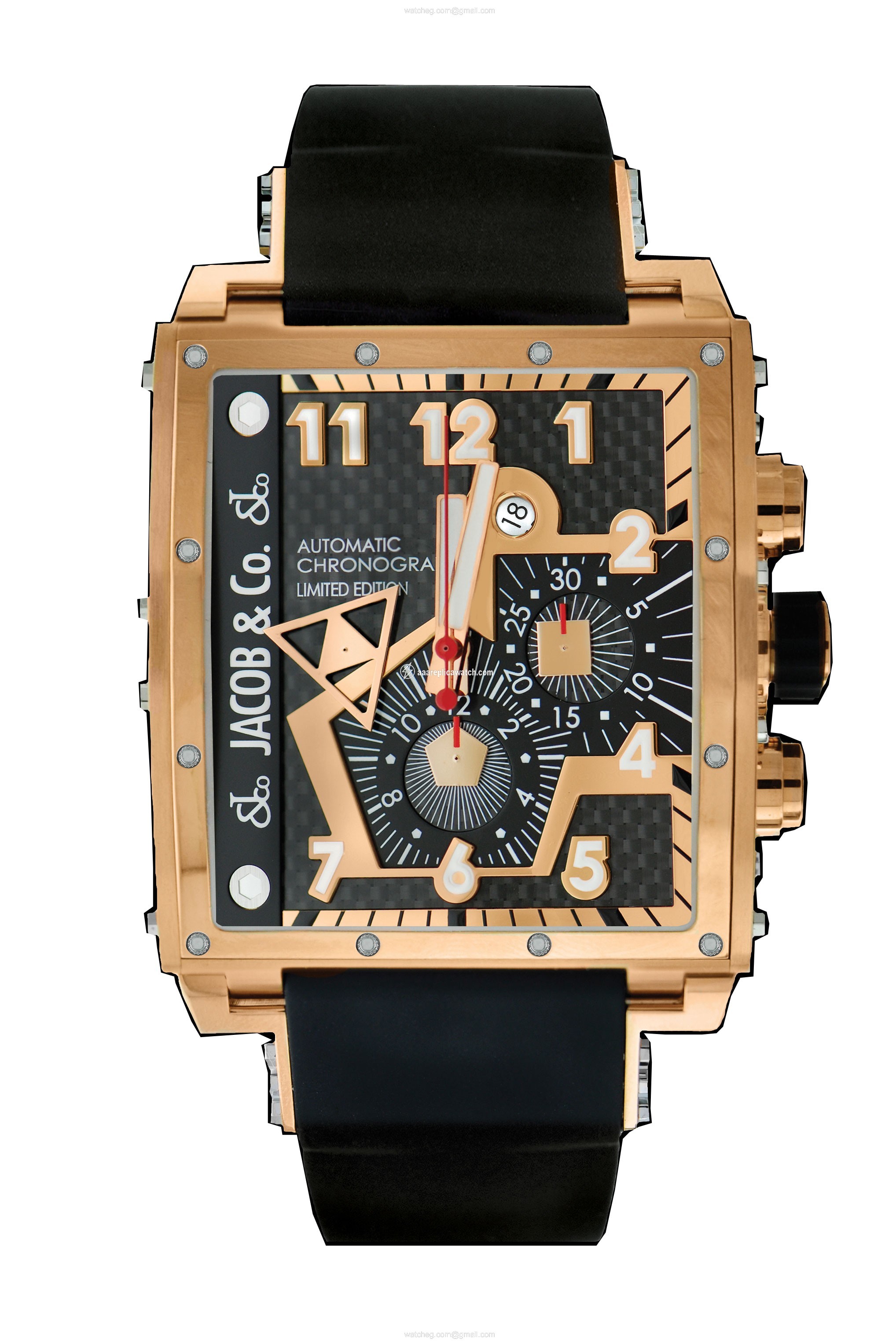 Jacob Co. q3BCB Epic I Mens Automatic 18k Rose Gold watch Jacob Co. q3BCB Epic I Mens Automatic 18k Rose Gold watch