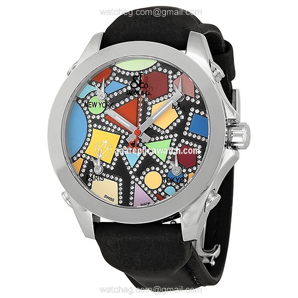 Jacob Co. JC113DA Five Time Zone Unisex Quartz Stainless Steel watch Jacob Co. JC113DA Five Time Zone Unisex Quartz Stainless Steel watch