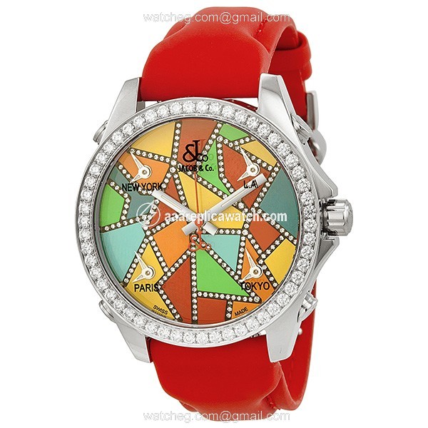 Jacob Co. JCM117DA Five Time Zone Unisex Quartz Stainless Steel watch Jacob Co. JCM117DA Five Time Zone Unisex Quartz Stainless Steel watch